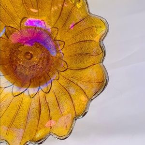 Vintage Indiana Marigold Carnival Glass Bowl